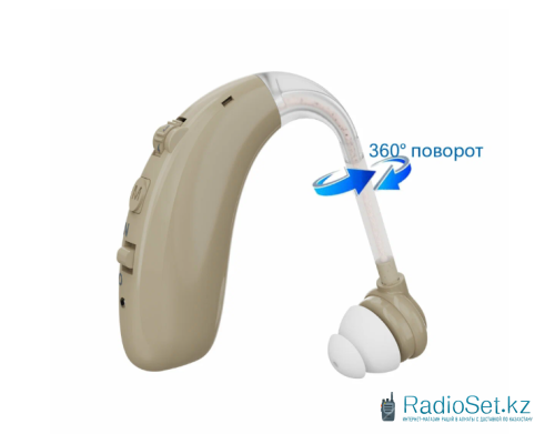 Слуховой аппарат заушный со встроенным аккумулятором Hearing Aid Z-360 